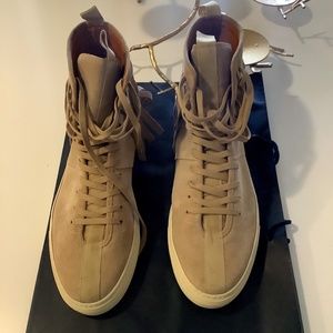 Daniel Patrick Fringe-Trimmed High-Top Sneakers